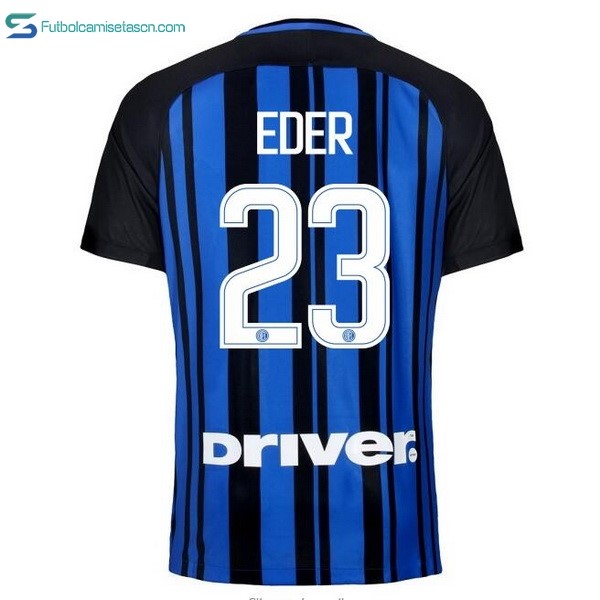 Camiseta Inter 1ª Eder 2017/18